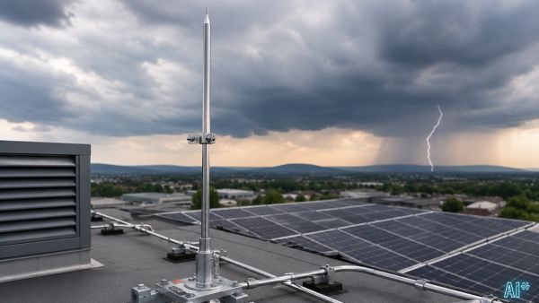 Blitzschutz Prüfung und Planung Nürnberg Blitzschutzanlage Dach Installation Prüfung DIN VDE Nürnberg Stein