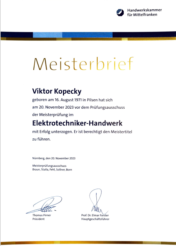 Screenshot 2026-05-07 124437 Meisterbrief von Viktor Kopecky im Elektrotechniker-Handwerk